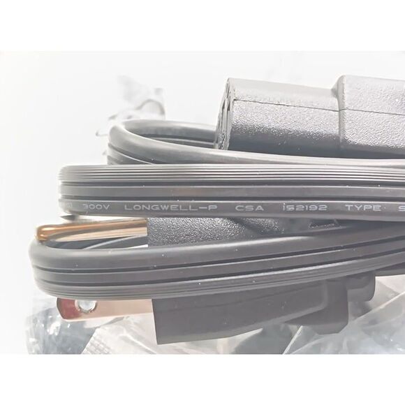 Lot of 10  Power Supply Cord Cables 3 Prong  3-Pin Plug Dell DP/N 05120P - Picture 8 of 9